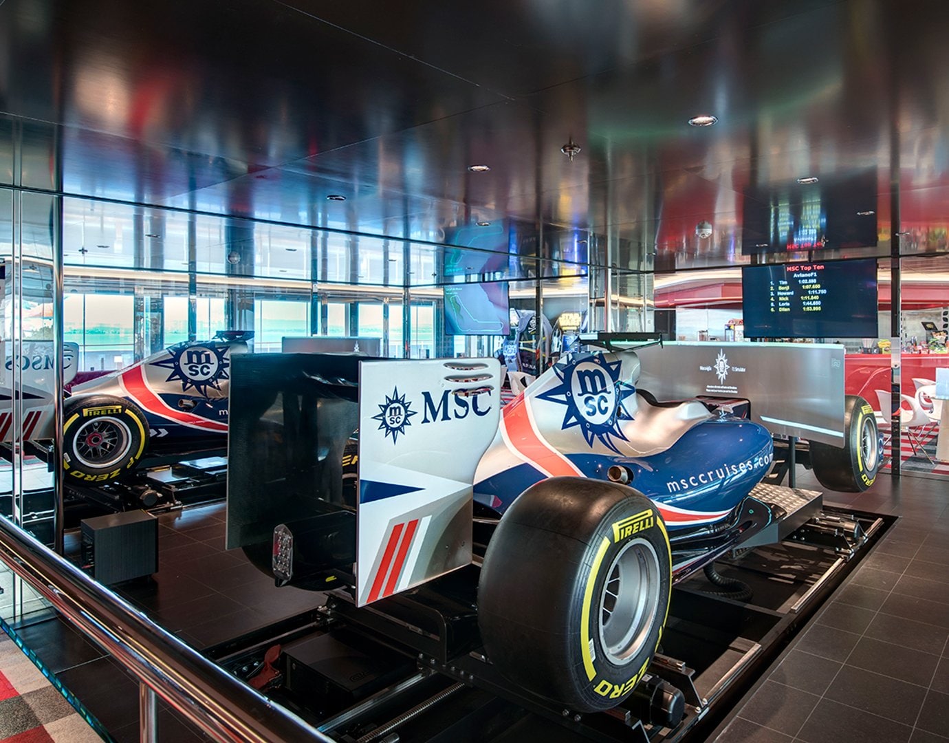 Day and Night Activities, F1 Simulator | MSC Cruises Day and Night Activities, F1 Simulator | MSC Cruises