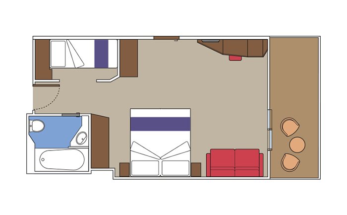 MSC Bellissima Cabin: Suite Fantastica Blueprint MSC Bellissima Cabin: Suite Fantastica Blueprint
