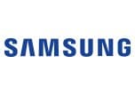 Samsung logo in blue text | MSC Cruises Samsung logo in blue text | MSC Cruises