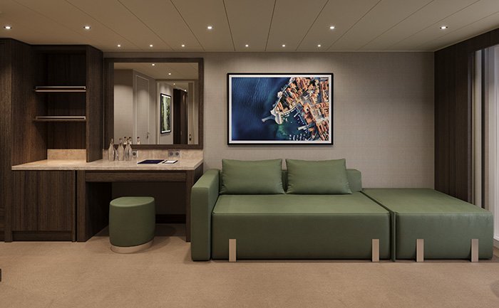 MSC Yacht Club Executive & Family Suite with balcony, MSC Poesia | MSC Cruises