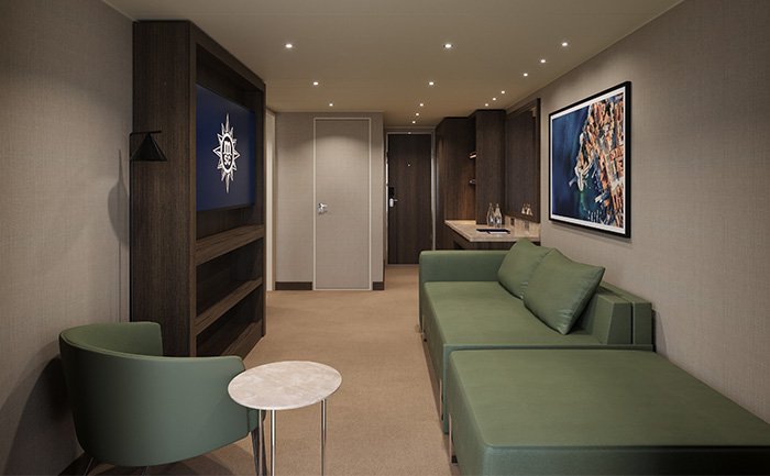 MSC Yacht Club Executive & Family Suite with balcony, MSC Poesia | MSC Cruises MSC Yacht Club Executive & Family Suite with balcony, MSC Poesia | MSC Cruises