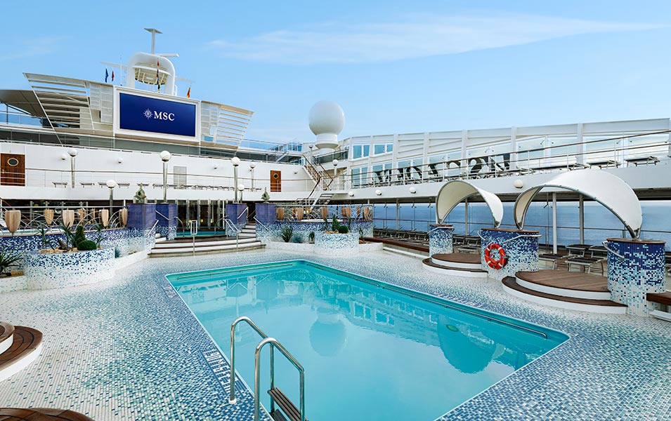 Coral Bay pool, MSC Poesia | MSC Cruises