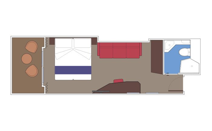 Deluxe Balcony, MSC Seashore | MSC Cruises Deluxe Balcony, MSC Seashore | MSC Cruises