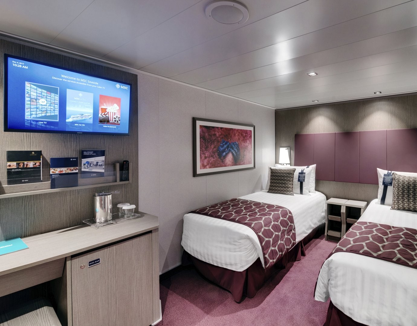 MSC Seaside Cabin: Interior 10 MSC Seaside Cabin: Interior 10