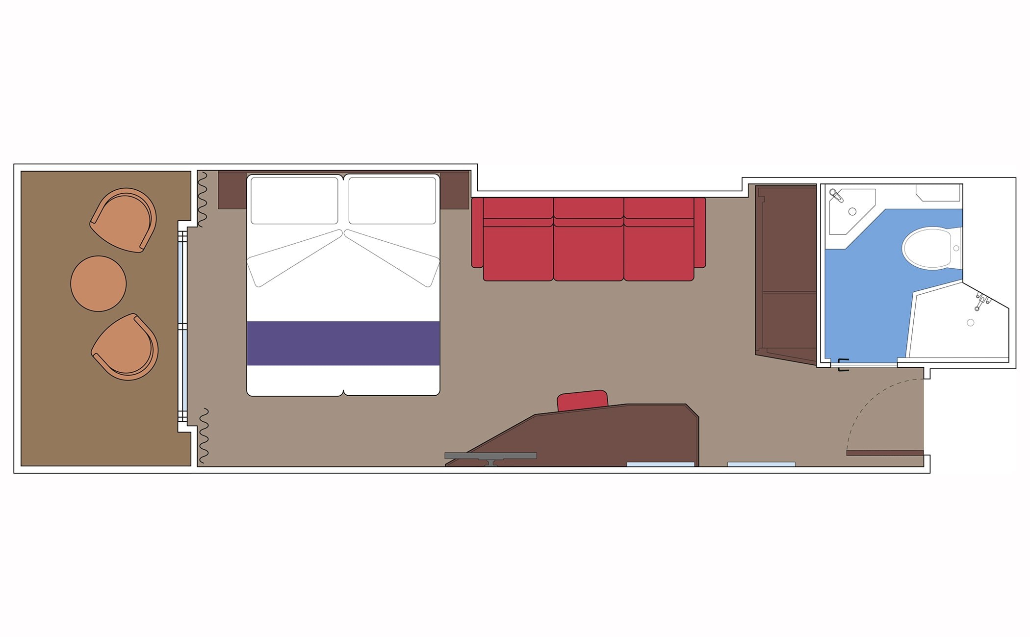 MSC Seaview Cabin: Balcony 08 2d