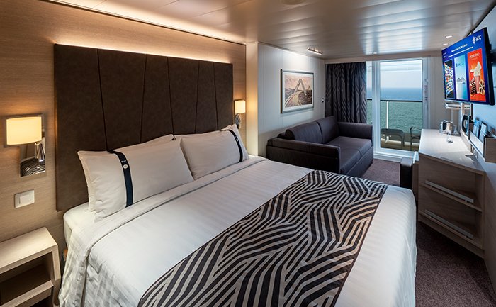 MSC WORLD EUROPA Deluxe Balcony with partial view MSC WORLD EUROPA Deluxe Balcony with partial view