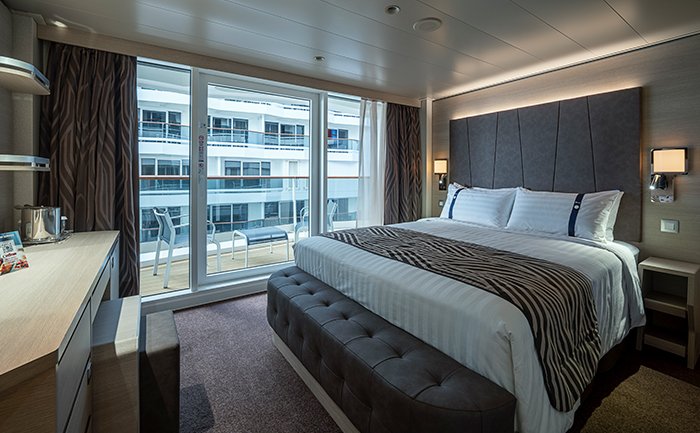 MSC WORLD EUROPA Deluxe balcony with promenade ocean view MSC WORLD EUROPA Deluxe balcony with promenade ocean view