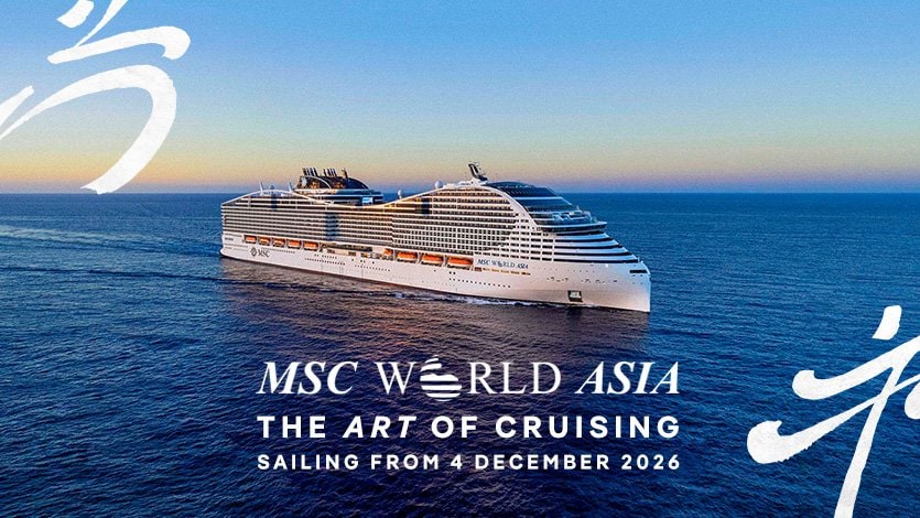 MSC World Asia sailing from winter 2026 | MSC Cruises MSC World Asia sailing from winter 2026 | MSC Cruises