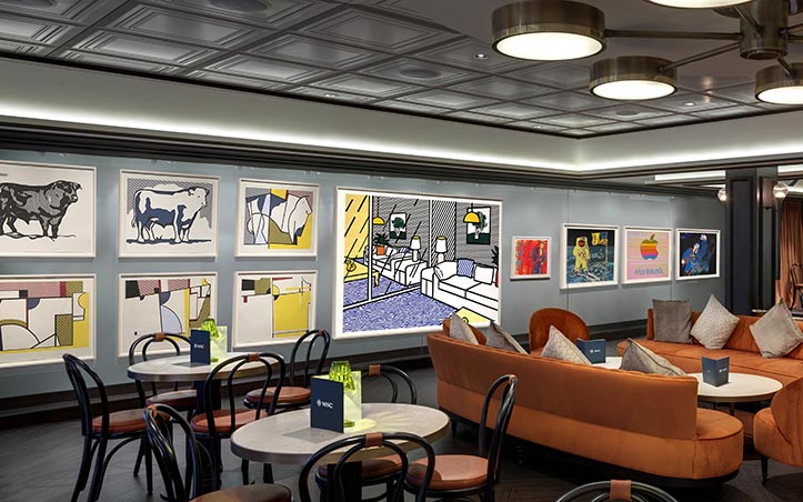 The Art Wall on MSC Virtuosa | MSC Cruises The Art Wall on MSC Virtuosa | MSC Cruises