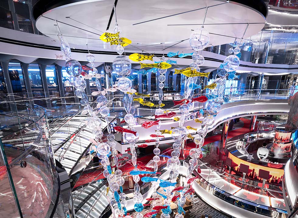 Danza del Mare, Venini sculpture | MSC Cruises