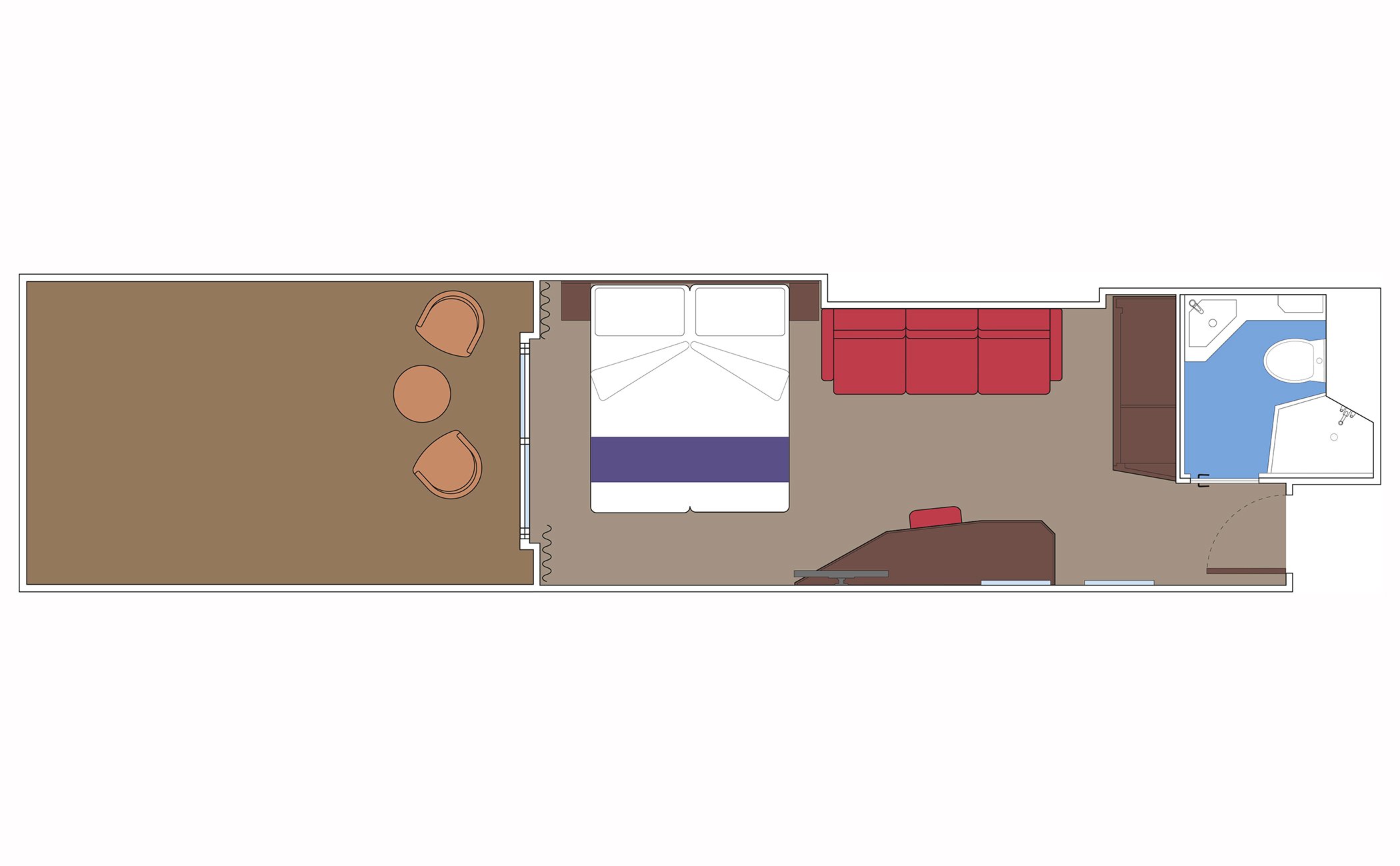 MSC Seaside Cabin: Suite 07 2d