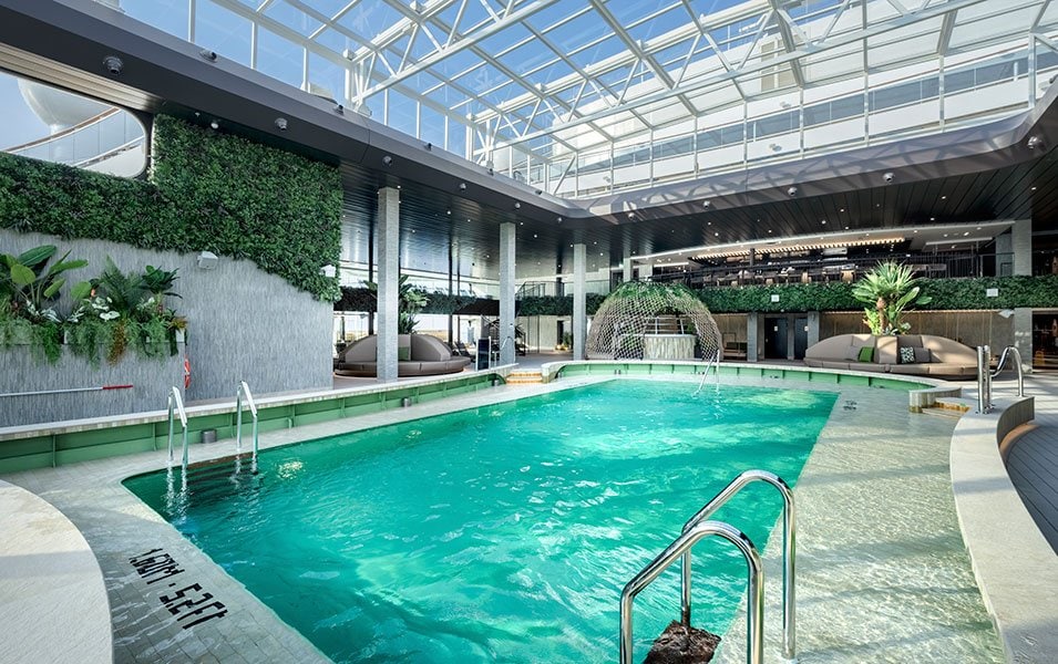 MSC World America, Botanic Garden Pool | MSC Cruises MSC World America, Botanic Garden Pool | MSC Cruises