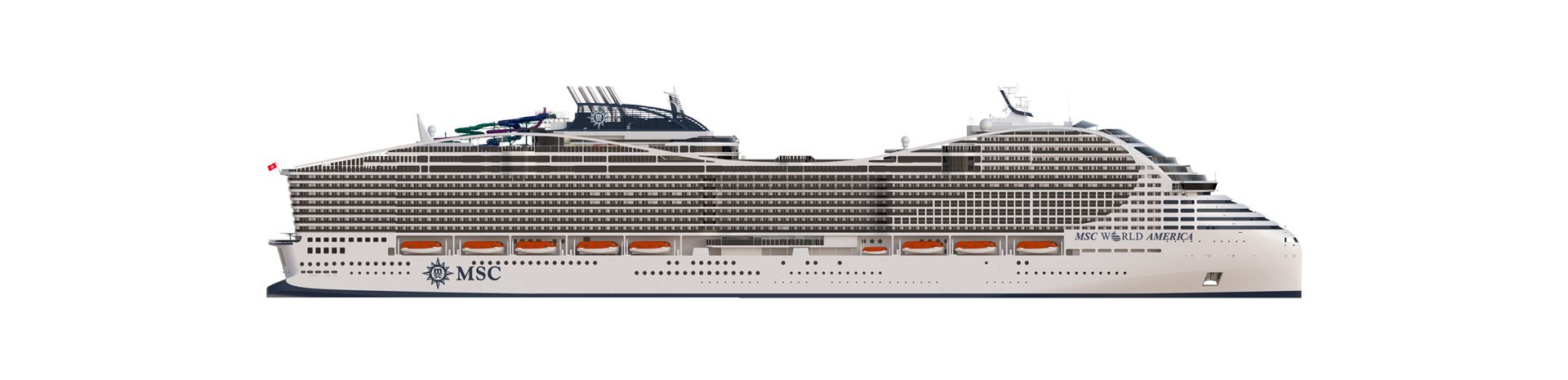 MSC World America - Prochain navire de croisière en 2025 | MSC Croisières