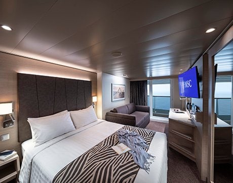 Deluxe Balcony Partial view, MSC World Europa | MSC Cruises  Deluxe Balcony Partial view, MSC World Europa | MSC Cruises